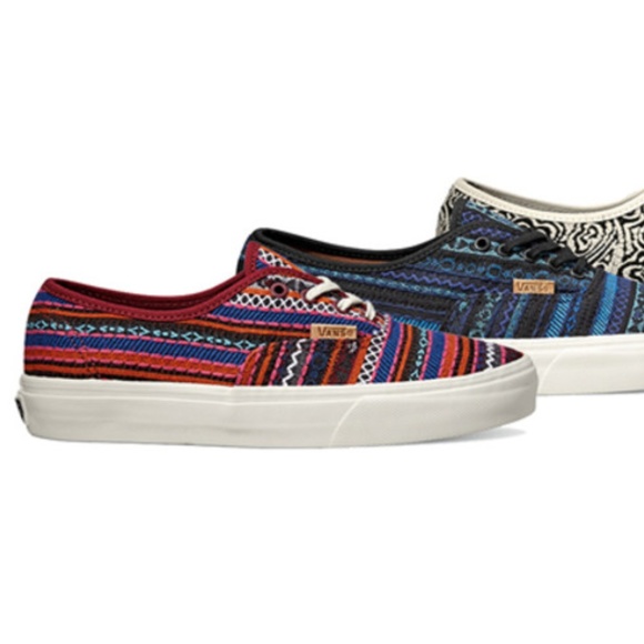 vans italian weave slip on